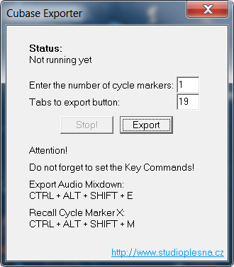 Cubase Exporter